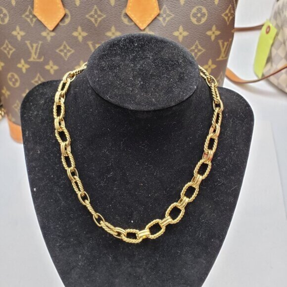 Gold Plated Necklace Chain - Picture 1 of 5